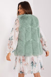 Elegant Soft Fur Vest with Pockets for Everyday Wear