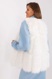 Elegant Faux Fur Vest with Pockets for All Seasons