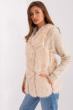 Elegant Faux Fur Vest with Pockets for Everyday Wear