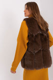 Elegant Fur Vest with Pockets for Year-Round Wear
