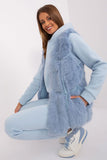 Elegant Fur Vest with Slip Pockets for Every Occasion