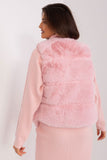 Elegant Fur Vest with Pockets for Casual Elegance