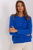 Unique Textured Women's Sweater with Front Buttons
