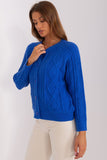 Unique Textured Women's Sweater with Front Buttons