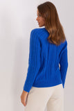 Unique Textured Women's Sweater with Front Buttons