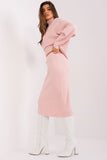 Elegant Ribbed Midi Length Skirt for Any Occasion