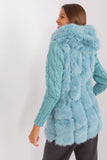 Elegant Hooded Fur Vest with Pockets for All Occasions