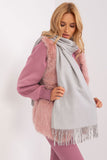 Warm Decorative Tassel Scarf for Winter - 196 cm Long