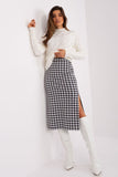 Charming Peplum Knit Midi Skirt for Any Occasion