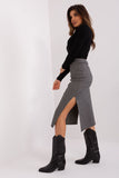 Charming Peplum Knit Midi Skirt for Any Occasion