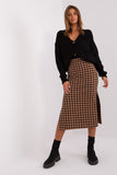 Charming Peplum Midi Knit Skirt for All Occasions