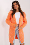 Versatile Long Sleeve Cardigan with Pockets and Texture