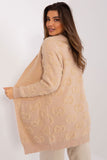 Cozy Casual Cardigan with Pockets and Variegated Texture