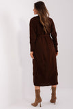 Elegant Midi Dress and Cardigan Set for Everyday Wear