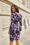 Convertible Dress with Buff Sleeves and Layered Neckline