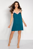 Lace-Trimmed Adjustable Strap Nightgown for Ultimate Comfort