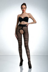 Dominatrice Tights for Confident Expression and Style - black / 1/2