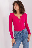 Elegant Striped Women's Blouse with Heart Neckline & Buttons