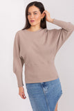 Airy Cotton Batwing Blouse with Ribbed Detail for Everyday Wear