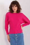 Comfortable Batwing Blouse with Ribbed Detail for Everyday Wear