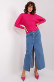 Comfortable Batwing Blouse with Ribbed Detail for Everyday Wear