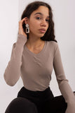 Chic Heart Neckline Cotton Blouse for Effortless Style