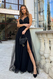 Charming Lace Dress with Heart Neckline and Flared Layers