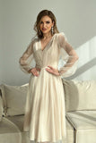 Elegant Midi Dress with Flared Layered Skirt and Mesh Trim