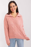 Elegant Long Sleeve Women's Sweater with Textured Fabric