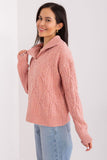 Elegant Long Sleeve Women's Sweater with Textured Fabric
