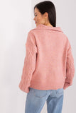 Elegant Long Sleeve Women's Sweater with Textured Fabric