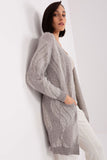 Cozy Long Sleeve Bedspread Cardigan with Pockets