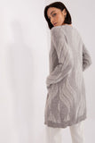 Cozy Long Sleeve Bedspread Cardigan with Pockets