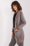 Cozy Long Sleeve Bedspread Cardigan with Pockets