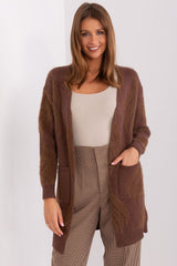 Acrylic Blend Lightweight Stylish Garment - brown / one-size-fits-all