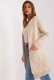 Casual Long Sleeve Bedspread Cardigan with Pockets