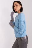Elegant Touchscreen Gloves with Embroidered Flower Design