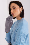 Elegant Touchscreen Gloves with Embroidered Flower Design