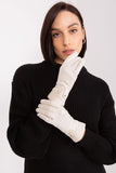 Elegant Touchscreen Gloves with Embroidered Flower Design