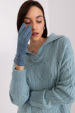 Elegant Touchscreen Gloves with Embroidered Floral Design