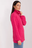 Plaid Weave Turtleneck Sweater for Everyday Style