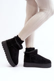 Chic Insulated Eco-Suede Snow Boots for Winter Style