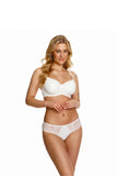 Elegant Lace-Front Cut Bottoms Shorts with Smooth Back