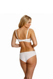 Elegant Lace-Front Cut Bottoms Shorts with Smooth Back