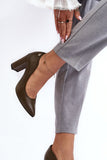 Elegant Pointed-Toe Leather Pumps with Comfortable Fit
