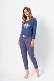 Kornelia Women's Pajamas: Delicate Print & Chic Design