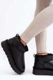 Stylish Women's Insulated Leather Snow Boots for Winter