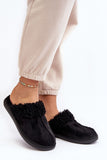Cozy Insulated Women's Fur-Lined Slippers for Chilly Evenings