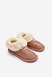 Cozy Eco Suede Slip-On Slippers with Fur Lining