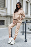 Cozy Teddy Bear Knit Sweatsuit Set for Women